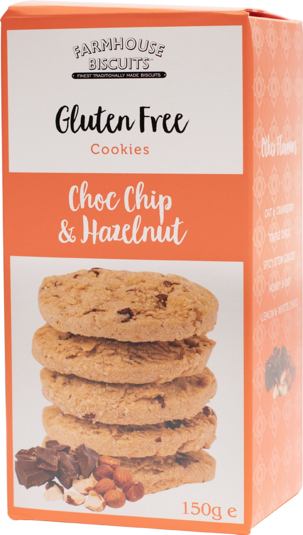 Farmhouse Biscuits Gluten Free Chocolate Chip & Hazelnut Biscuits