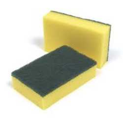 Heavy Duty Jumbo Sponge Scourers x 10
