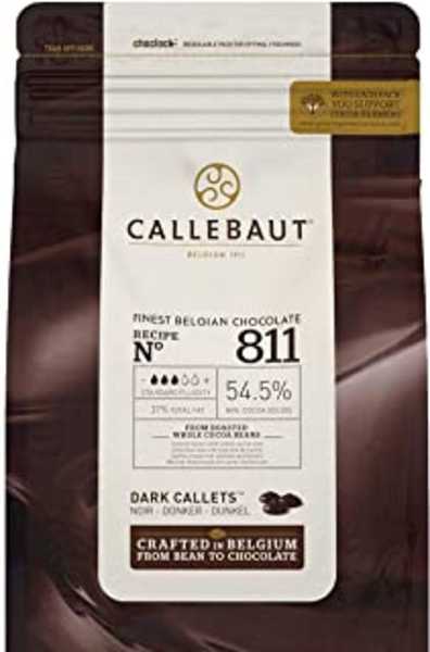 Callebaut 54.5% Dark Chocolate Callets 2.5kg