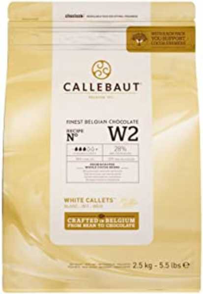 Callebaut White Chocolate Callets 2.5kg