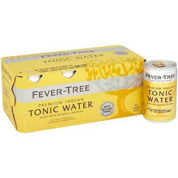 Fever Tree Premium Indian Tonic Water 8 x 150ml