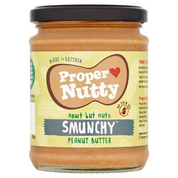 Proper Nutty Smunchy Peanut Butter 380g