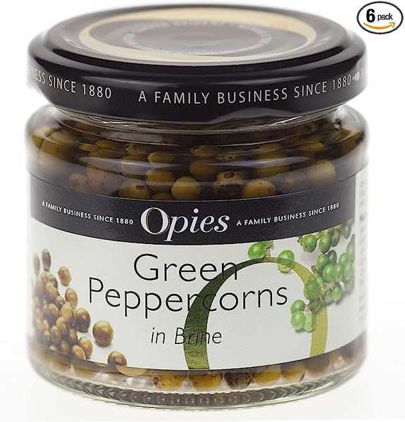 Green Peppercorns in Brine 115g