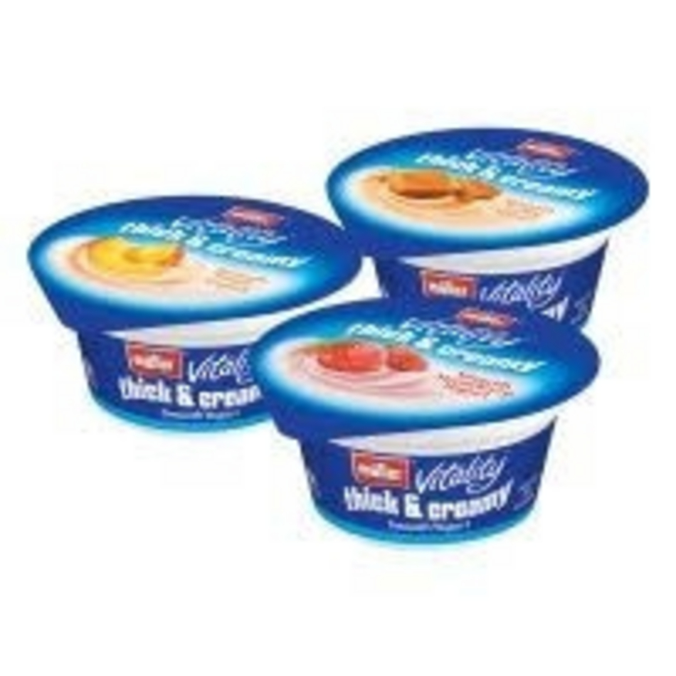 Muller Thick & Creamy Mixed Smooth Yoghurts 12 x 110g Order Online Fisher of Newbury